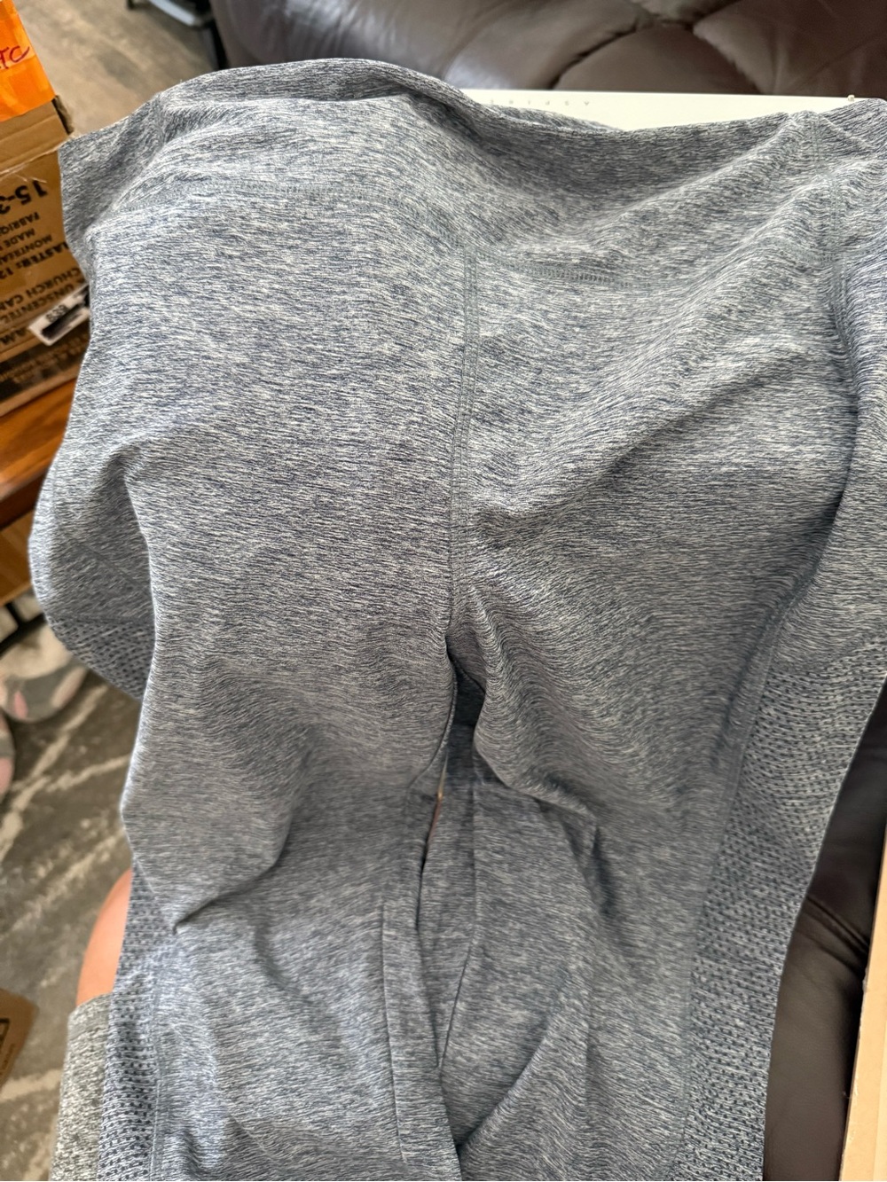 Active Seamless Heather Gray Active Leggings